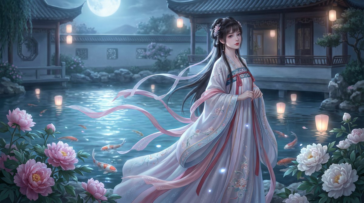 国产视频视频-月下汉服美人